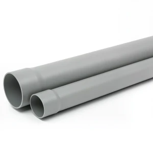 UPVC Pipe SDR 13.6 PN 20 Bar Size 140 mm Thickness 10.3 mm Grey Color