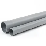 مواسير UPVC ضغط 16 بار SDR 17 مقاس 225 ملم سماكة 13.4 ملم لون رمادي