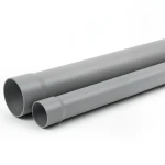 أنابيب UPVC SDR 13.6 ضغط 20 بار مقاس 160 ملم سماكة 11.8 مم لون رمادي