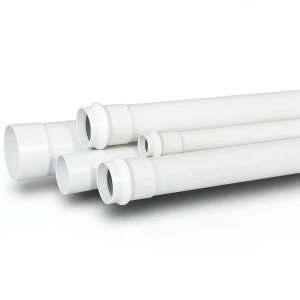 مواسير بلاستيك UPVC لأنظمة الصرف الصحي SDR 26 قطر خارجي 32 مم سمك 1.5 مم لون أبيض
