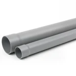 مواسير UPVC ضغط 20 بار SDR 13.6 مقاس 110 مم سماكة 8.1 ملم لون رمادي