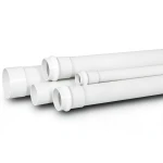 أنابيب UPVC لأنظمة الصرف الصحي SDR 26 قطر خارجي 63 mm سماكة 2.5 mm لون أبيض
