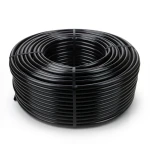 HDPE Plastic Coil Pipe 6 Bar Pressure PE 80, 110 mm OD, 6.3 mm Thickness, Black