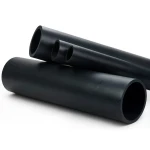 مواسير HDPE ضغط اسمي 6 بار PE 80 قطر خارجي 140 مم سمك 8 مم لون اسود