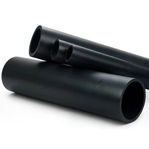 مواسير HDPE ضغط اسمي 6 بار PE 80 قطر خارجي 140 مم سمك 8 مم لون اسود