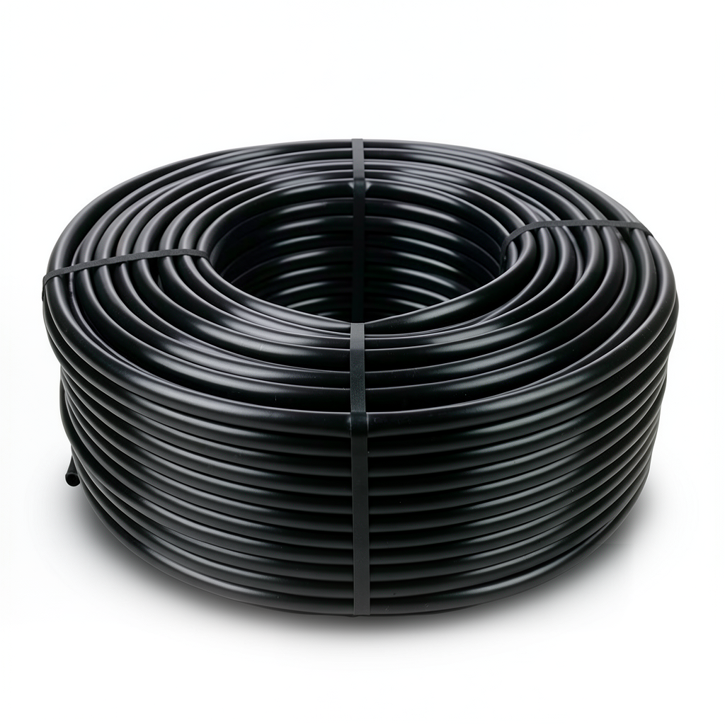 HDPE Coil Pipe Pressure 3.2 Bar PE 80 Size 50 mm Thickness 1.8 mm Black