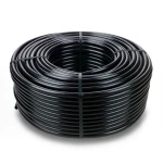 HDPE Plastic Coil Pipe Nominal Pressure 3.2 Bar PE 80 OD 63 mm Thickness 2.0 mm Black