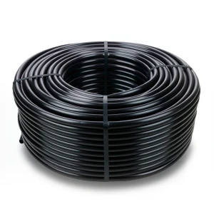 HDPE Plastic Coil Pipe Nominal Pressure 3.2 Bar PE 80 OD 63 mm Thickness 2.0 mm Black