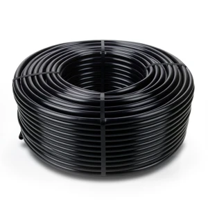 HDPE Plastic Coil Pipe 3.2 Bar Pressure PE 80, 90 mm OD, 2.8 mm Thickness, Black