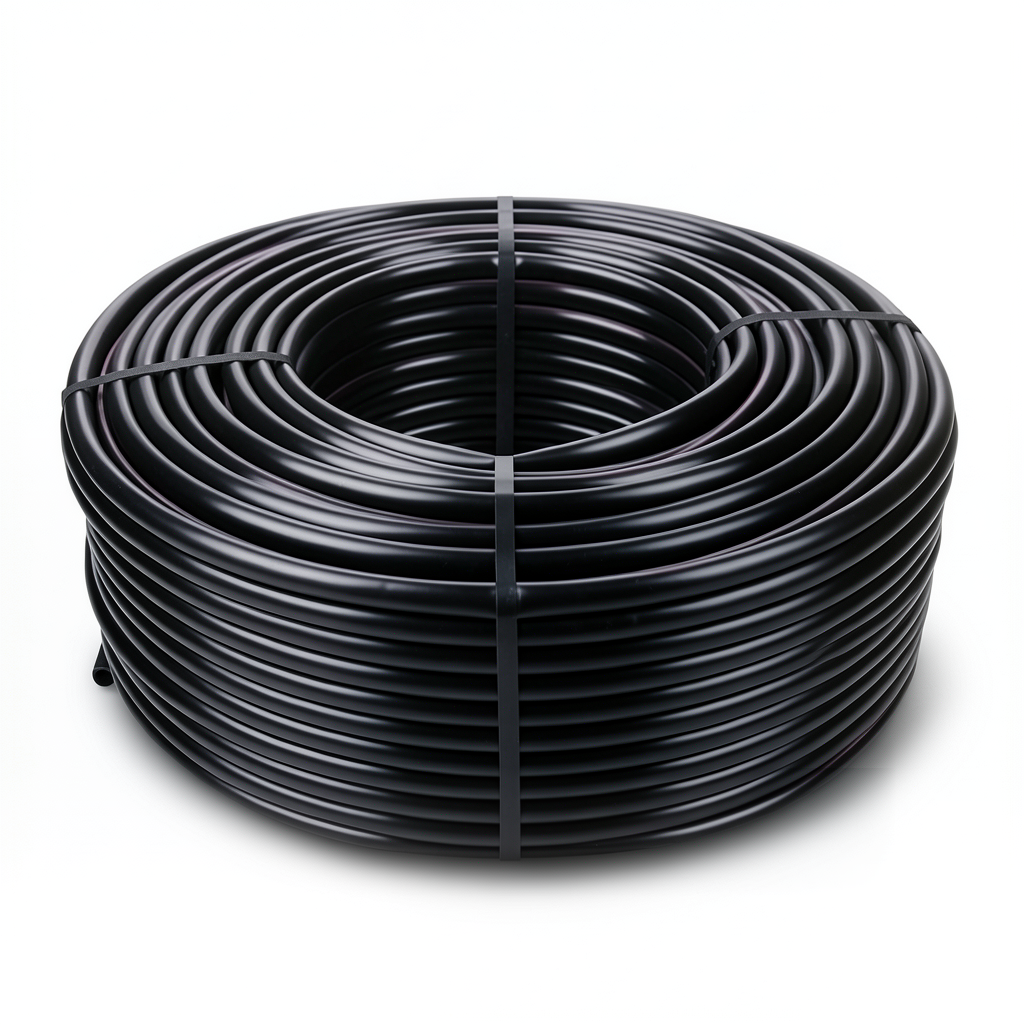 HDPE Coil Pipe Pressure 3.2 Bar PE 80 Size 110 mm SDR 33 Black