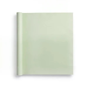 Plain Wallpaper Pale Green 10m x 0.53m, Model 43745