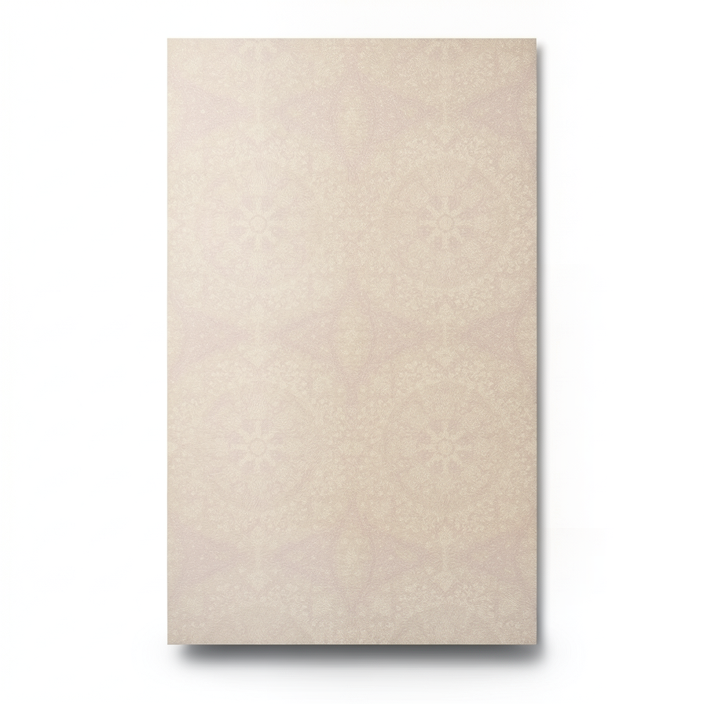 Patterned Wall Decoration 10 m x 0.53 m Beige, Model 18418