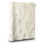 Italian Wallpaper Floral Design Beige Color, Size 10mx0.73m, Model 81037