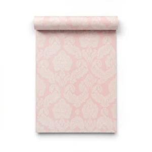 Wallpaper Classic Design 10 m x 0.53 m, Pink Color, Model 17432