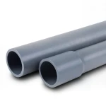 UPVC Pipes Sewage Drainage Nominal Pressure 10 Bar Outside Diameter 200 mm Thickness 9.6 mm Gray