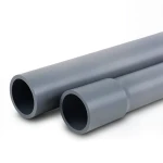 UPVC Pipes Sewage System Nominal Pressure 16 Bar Outside Diameter 110 mm Thickness 8.2 mm Gray