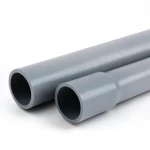 UPVC Pipes Sewage Drainage System Nominal Pressure 16 Bar OD 160 mm Thickness 11.9 mm Gray