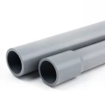UPVC Pipes Sewage System Nominal Pressure 16 Bar Outside Diameter 180 mm Thickness 13.4 mm Gray