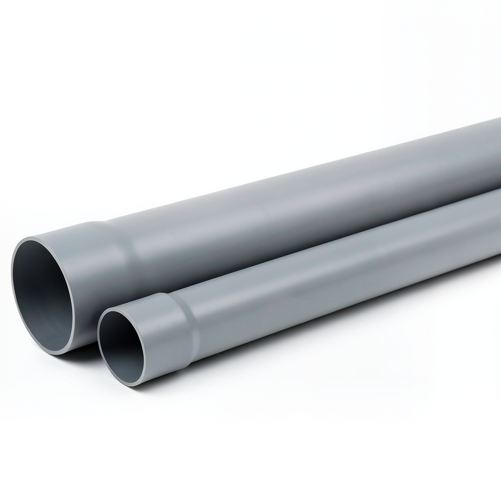 UPVC Pipe SDR 17 Nominal Pressure 16 Bar Size 160 mm Thickness 9.5 mm Grey Color