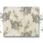Italian Wallpaper Floral Design Beige Color, Size 10mx0.73m, Model 81133