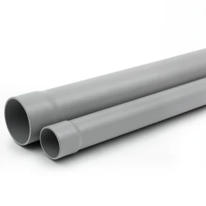 مواسير UPVC ضغط 20 بار SDR 13.6 مقاس 110 مم سماكة 8.1 ملم لون رمادي