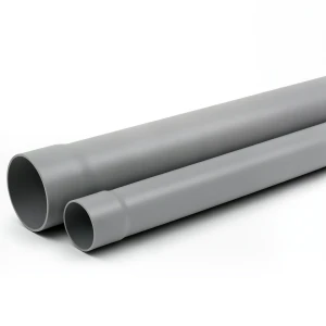 أنابيب UPVC SDR 13.6 ضغط 20 بار مقاس 160 ملم سماكة 11.8 مم لون رمادي