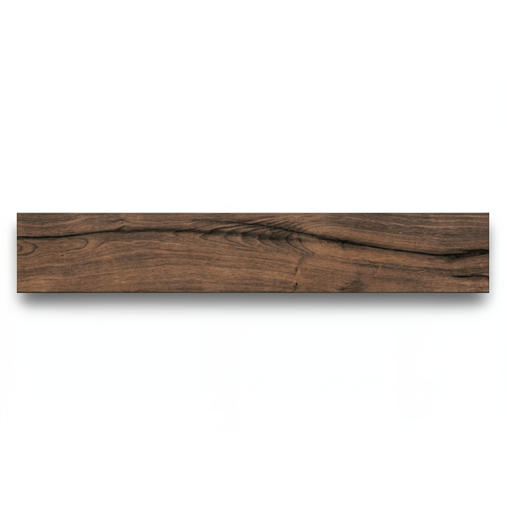 Spanish Porcelain Floors 20×120 cm Wooden, Chocolate Color, Bricola Model