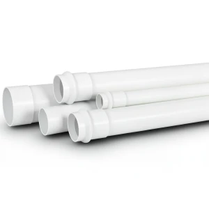 مواسير UPVC لأنظمة الصرف الصحي SDR 26، قطر خارجي 40 mm، سماكة 1.6 mm، لون أبيض