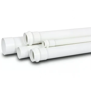UPVC Pipe for Sewerage Systems SDR 26 63 mm OD 2.5 mm Thickness White