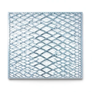 Galvanised Steel Expanded Metal Mesh Bahri 1.5 mm Thickness 1.22 m Width 7 m Length