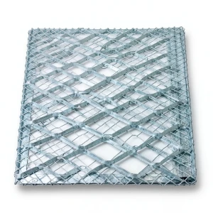 Galvanised Steel Expanded Metal Mesh Bahri Thickness 1.8 mm Width 1.22 m Length 7 m
