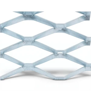 Galvanised Steel Expanded Metal Mesh Bahri Thickness 1.2 mm Width 1.22 m Length 7 m