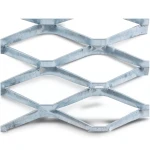Galvanised Steel Expanded Metal Mesh Bahri 1.5 mm Thickness 1.22 m Width 7 m Length