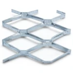 Galvanised Steel Expanded Metal Mesh Bahri 1.7 mm Thickness 1.22 m Width 7 m Length | Bait Al Tatawor