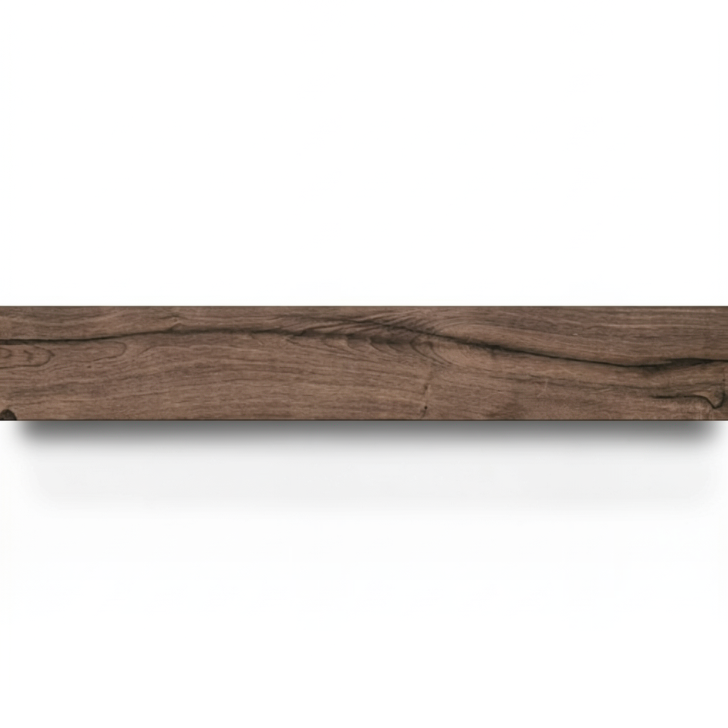 Spanish Porcelain Floors 20×120 cm Wooden, Chocolate Color, Bricola Model