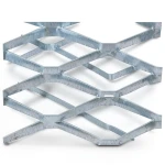Galvanised Steel Expanded Metal Mesh Bahri 3 mm Thickness 1.22m Width 1m Length