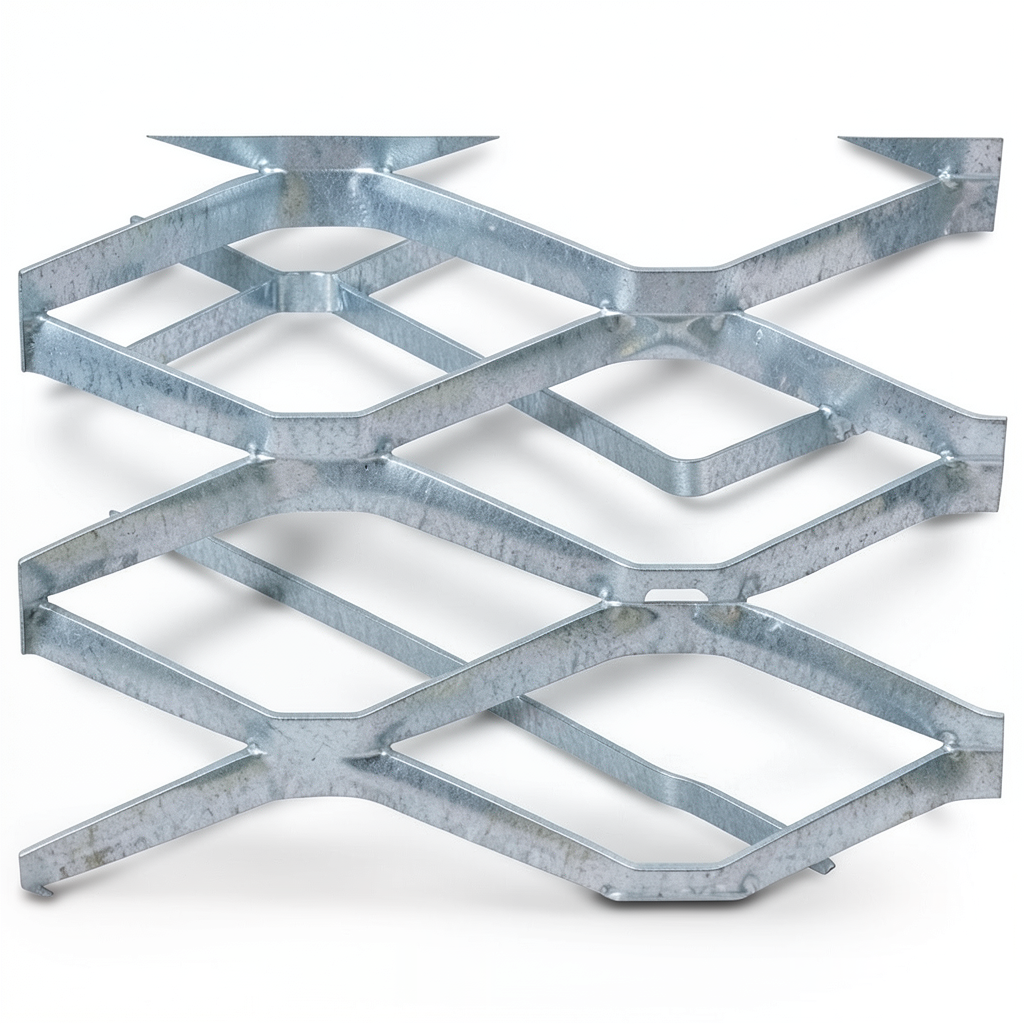 Galvanised Steel Expanded Metal Mesh Bahri 3 mm Thickness 1.22m Width 1m Length