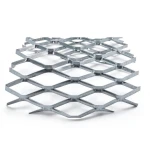 Galvanised Steel Expanded Metal Mesh Bahri Thickness 1.8 mm Width 1.22 m Length 7 m
