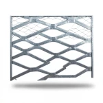 Galvanised Steel Expanded Metal Mesh Bahri 3.8 mm Thickness 1.22 m Width 1 m Length