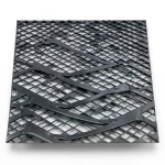 Hot Rolled Expanded Metal Momawaj Thickness 1.4 mm Size 2.44×3 meter Black Steel