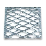 Galvanised Steel Expanded Metal Mesh Bahri Thickness 2.3 mm Width 1.22 M Length 7 meter