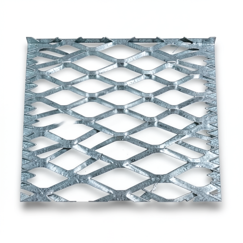 Galvanised Steel Expanded Metal Mesh Bahri Thickness 2.3 mm Width 1.22 M Length 7 meter