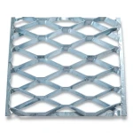 Galvanised Steel Expanded Metal Mesh Bahri Thickness 2.8 mm Width 1.22 m Length 2 m