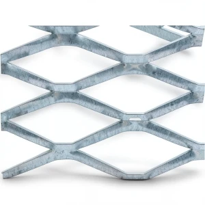 Galvanised Steel Expanded Metal Mesh Bahri 3 mm Thickness 1.22m Width 1m Length