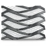 Hot Rolled Expanded Metal Mesh Momawaj Thickness 1.4 mm Size 2.44×7 meter