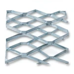 Galvanised Steel Expanded Metal Mesh Bahri Thickness 6 mm Width 1.22 meter Length 1 meter