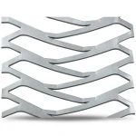 Hot Rolled Expanded Metal Mesh Momawaj Design 5.8 mm Thick 2.44x2 m
