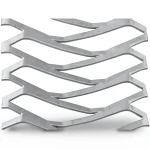 Hot Rolled Expanded Metal Mesh Momawaj Design 5.8 mm Thick 2.44x2 m