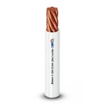 Electrical Stranded Wire 10mm 450/750V Copper Conductor 1.43mm Diameter PVC Insulation, White | Al Fanar