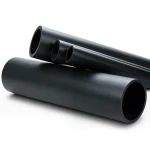 مواسير HDPE ضغط 6 بار PE 80 قطر خارجي 450 مم سماكة 25.5 مم لون اسود